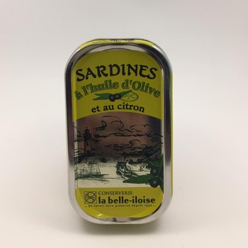 Sardines à l'huile d'olive et au citron