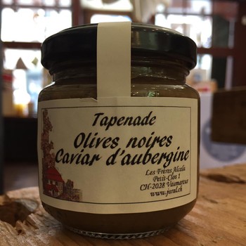 Tapenade Olives noires Caviar d'aubergine